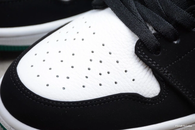 Mystic Low 1 Black Jordan White Air 553558-113 Green 0713